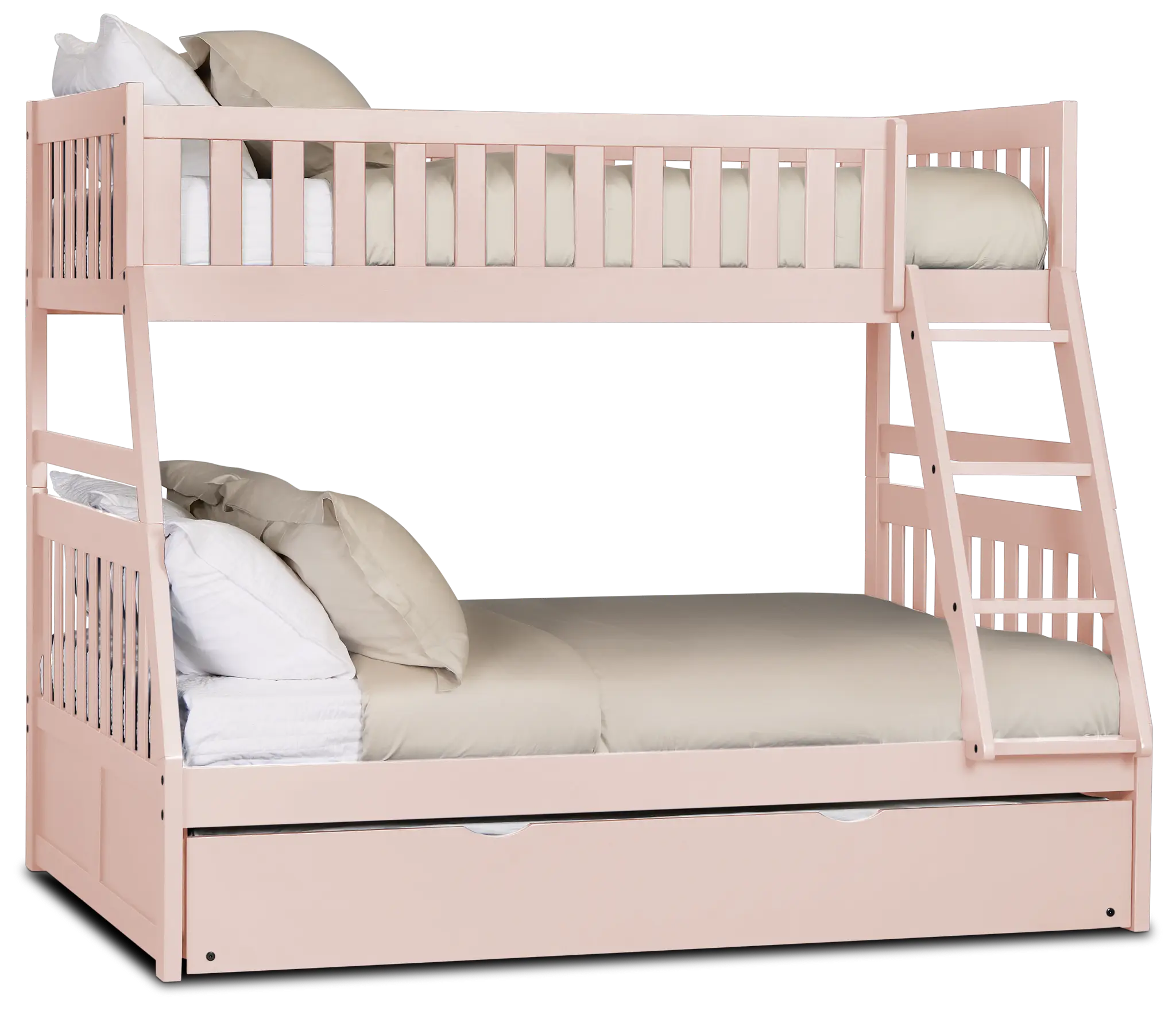 Charleston Pink Trundle Bunk Bed Charleston Pink Trundle Bunk Bed