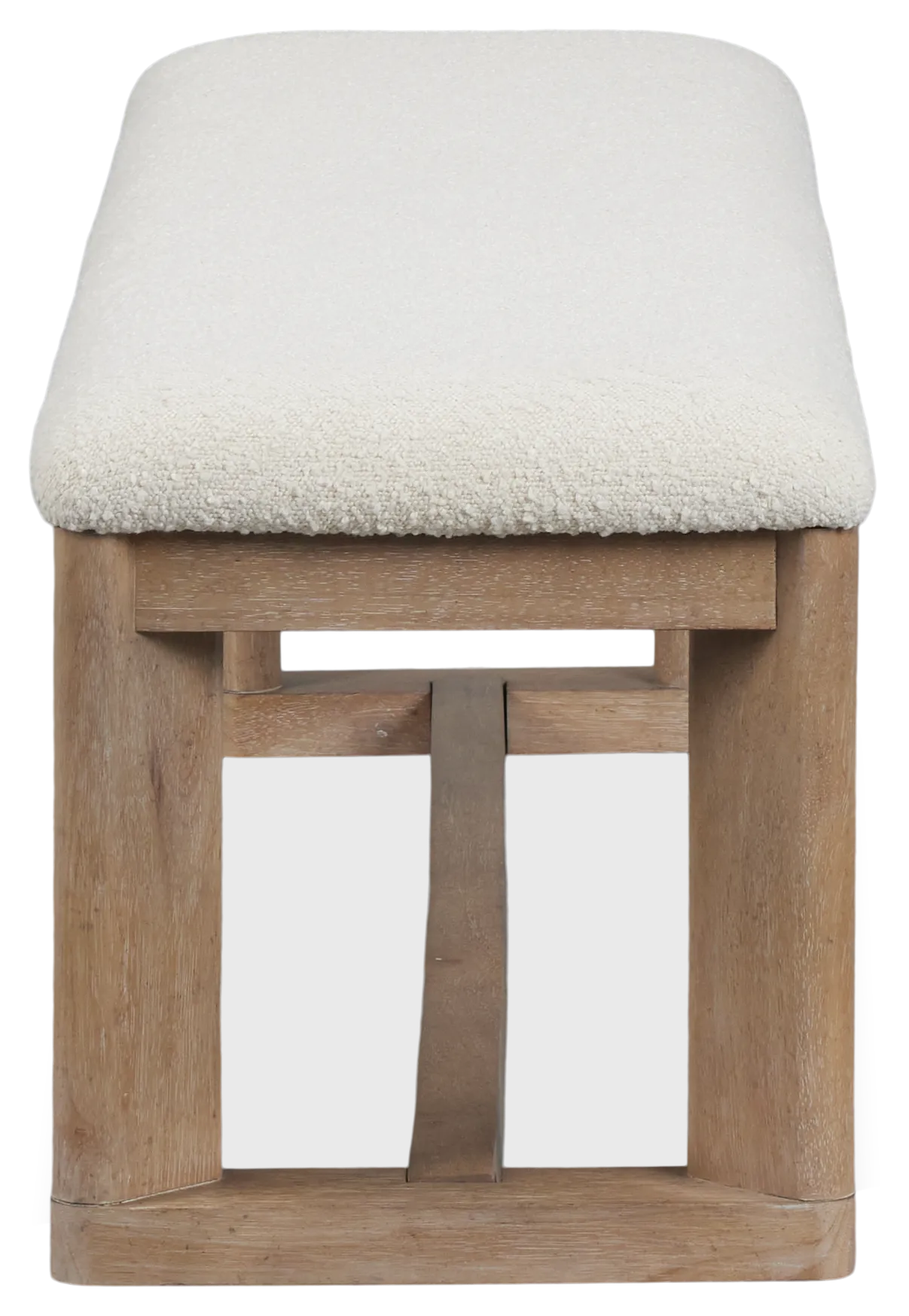 Alton Light Tone Upholstered Dining Bench