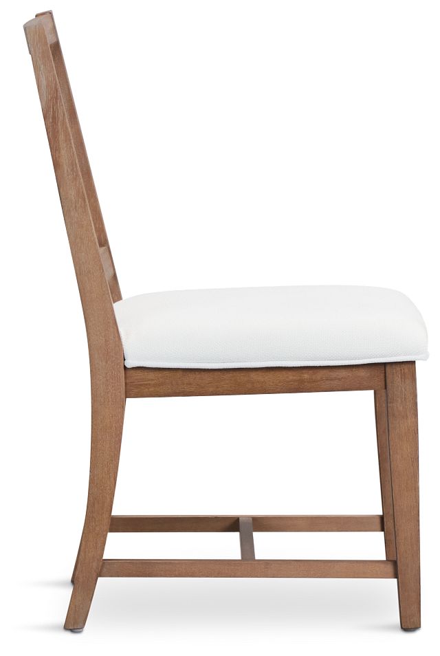 Provo White Upholstered Side Chair