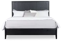 Alden Black Wood Platform Bed
