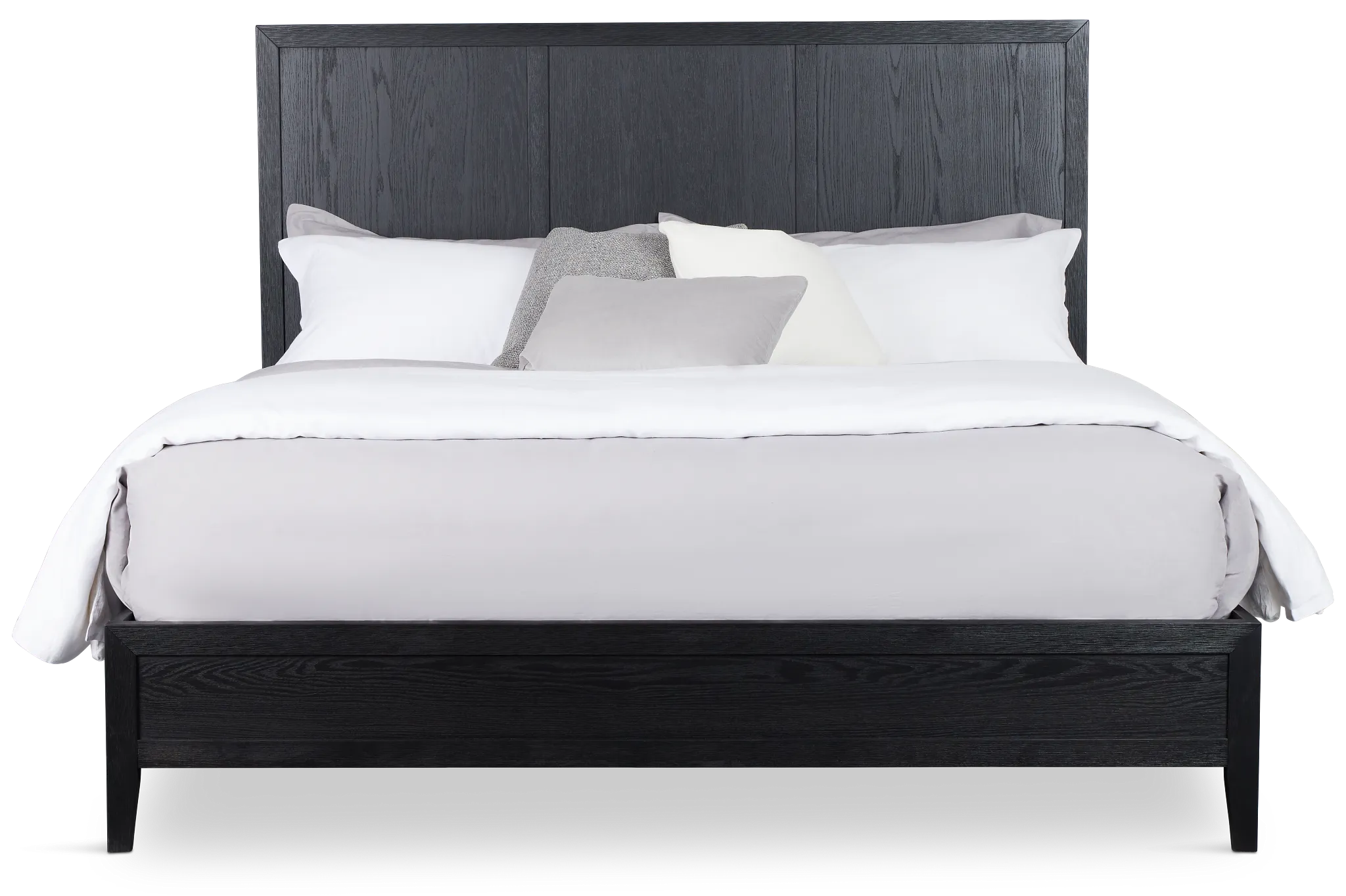 Alden Black Wood Platform Bed