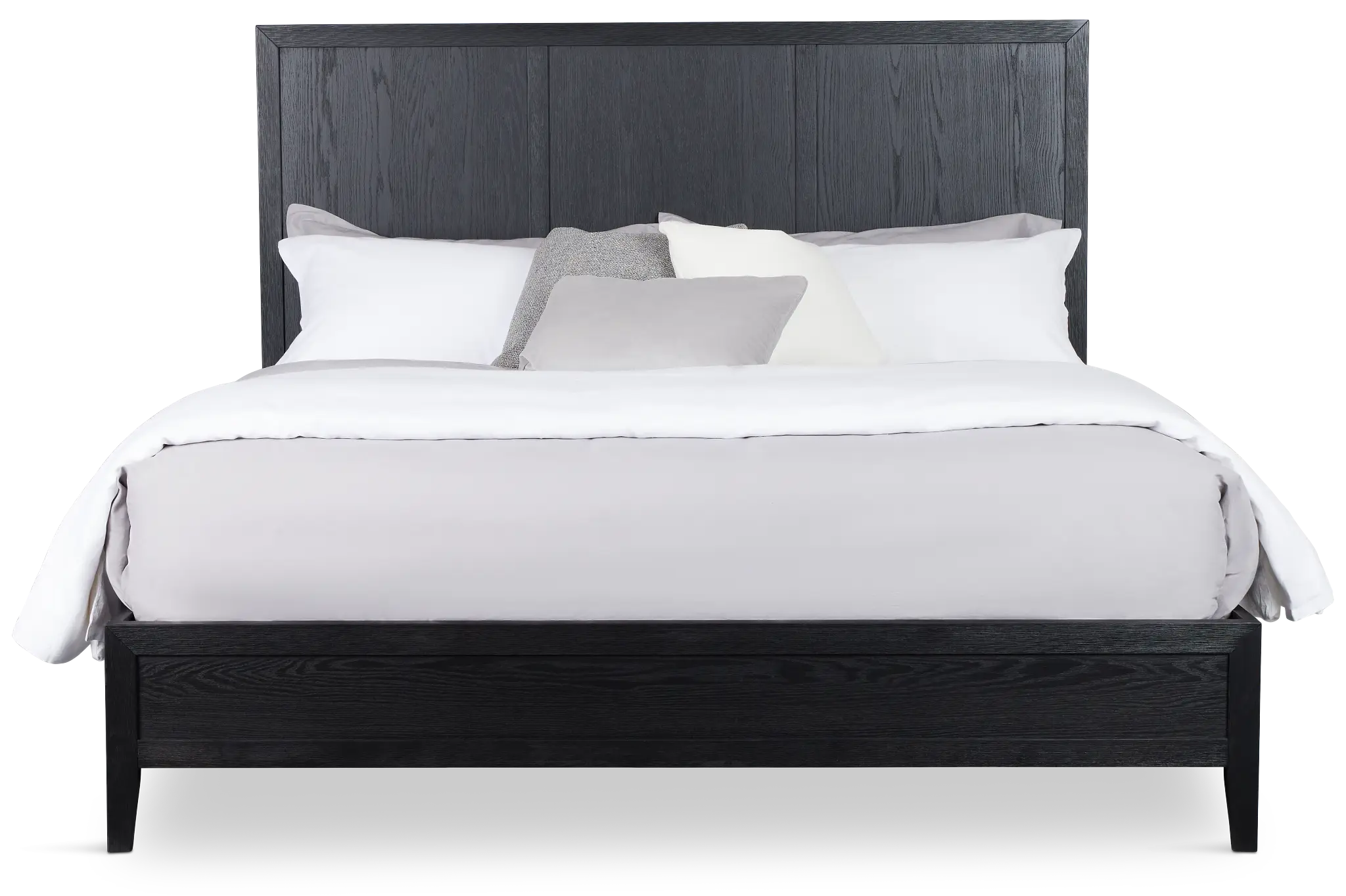 Alden Black Wood Platform Bed Alden Black Wood Platform Bed