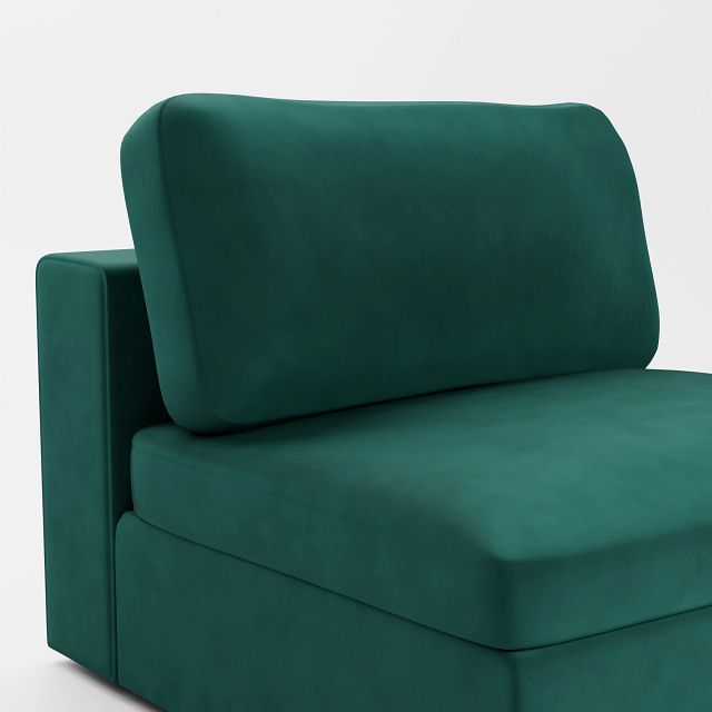 Destin Joya Green Velvet Swivel Chair
