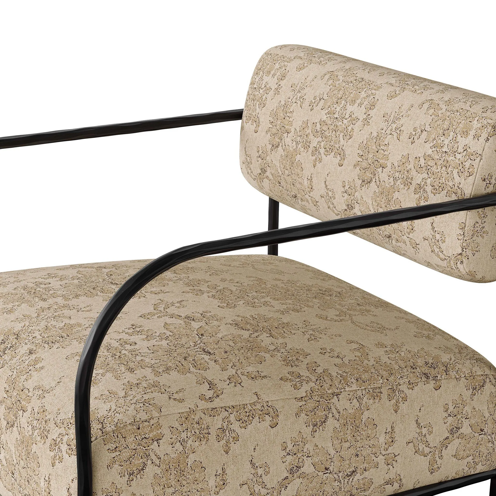 Four Hands Zoro Beige Fabric Accent Chair