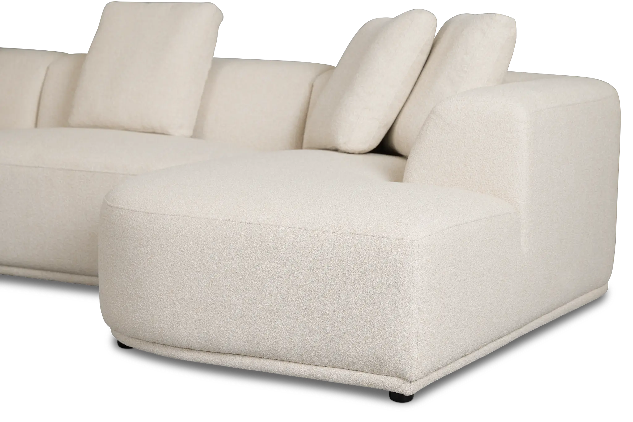 Catalina Beige Fabric Large Right Chaise Sectional Catalina Beige Fabric Large Right Chaise Sectional