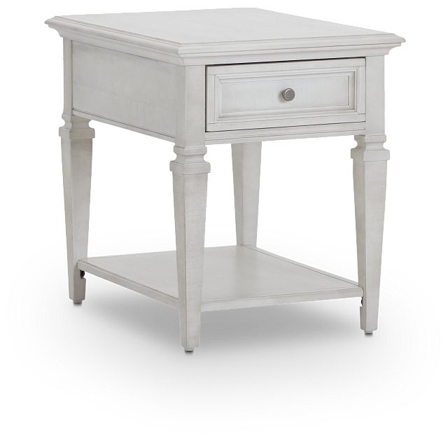 Sonoma Ivory Rectangular End Table