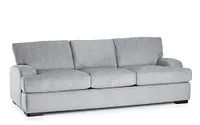 Alpha Light Gray Fabric Sofa