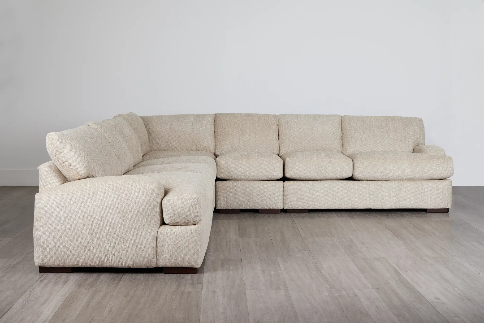 Alpha Beige Fabric Large Two-arm Sectional Alpha Beige Fabric Large Two-arm Sectional