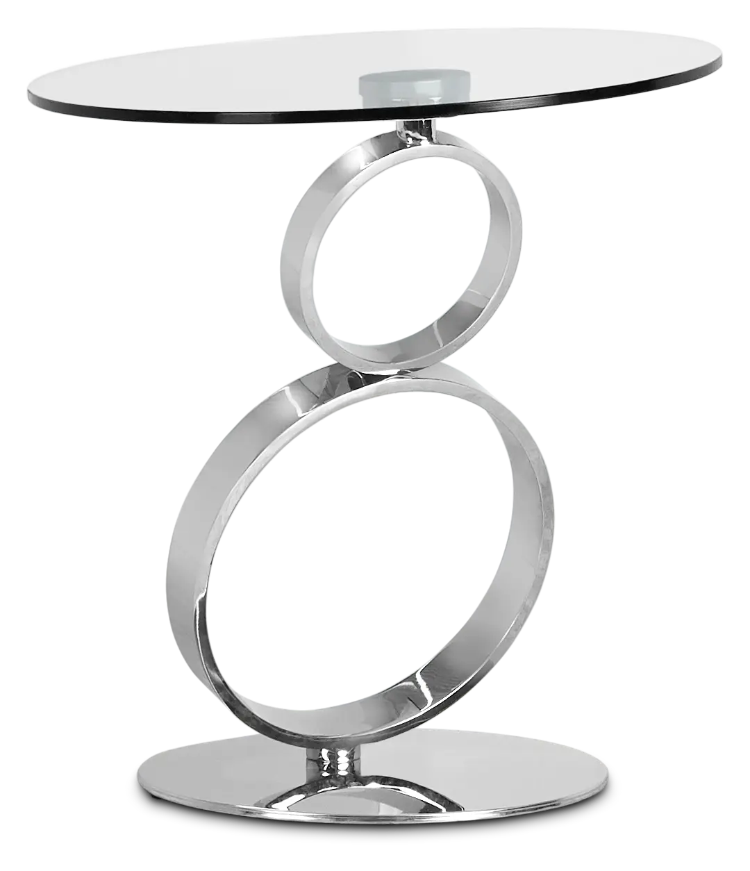 Grafton Glass Round End Table Grafton Glass Round End Table