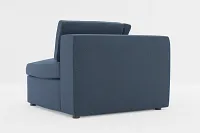 Destin Elite Dark Blue Fabric Corner Chair