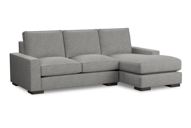 Edgewater Victory Gray Right Chaise Sectional