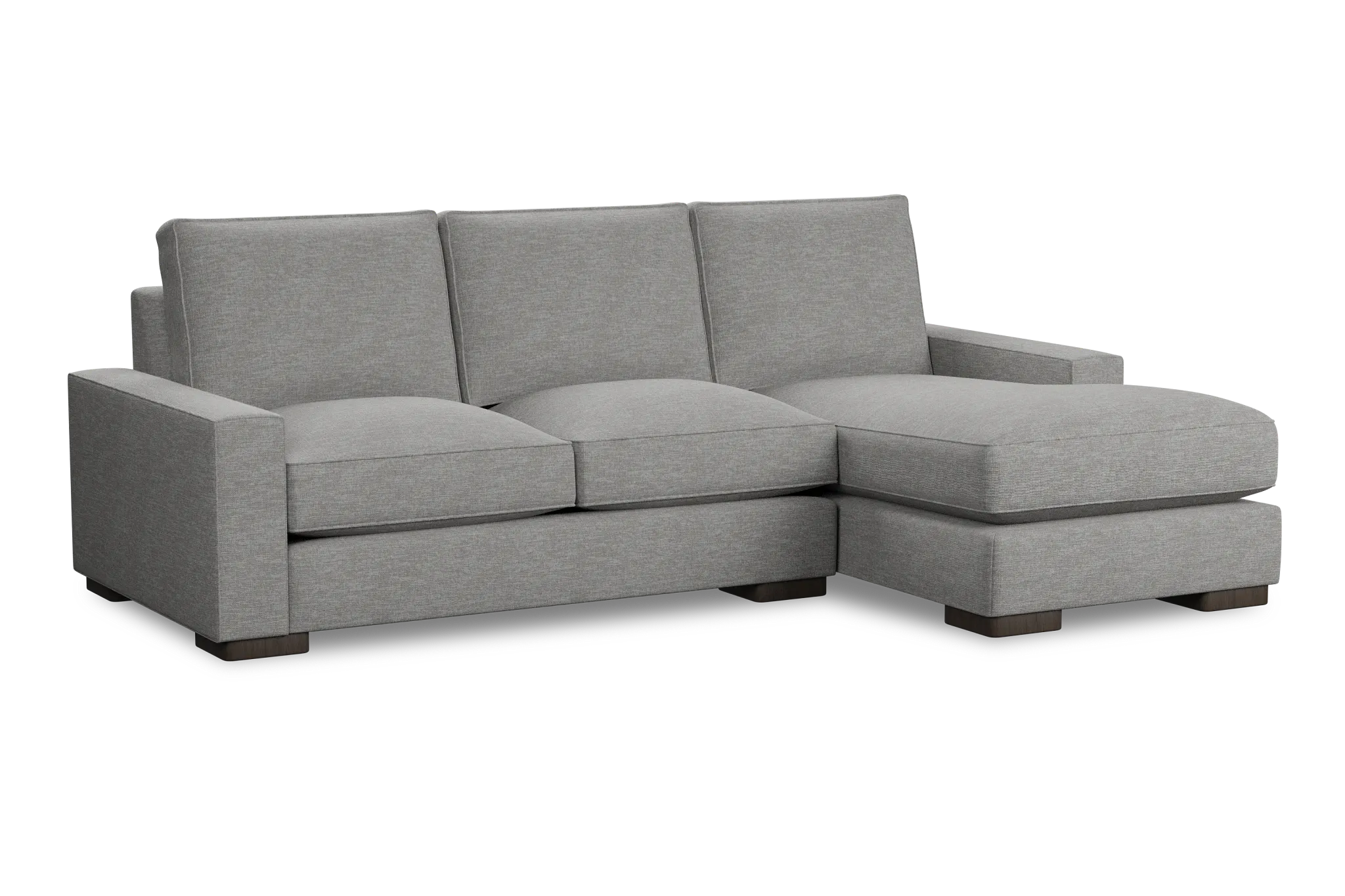 Edgewater Victory Gray Right Chaise Sectional