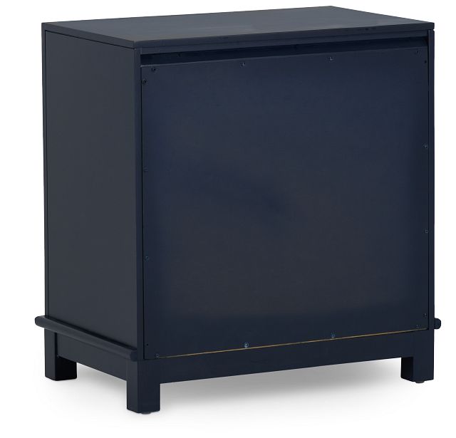 Ryder Dark Blue 2drawer Nightstand