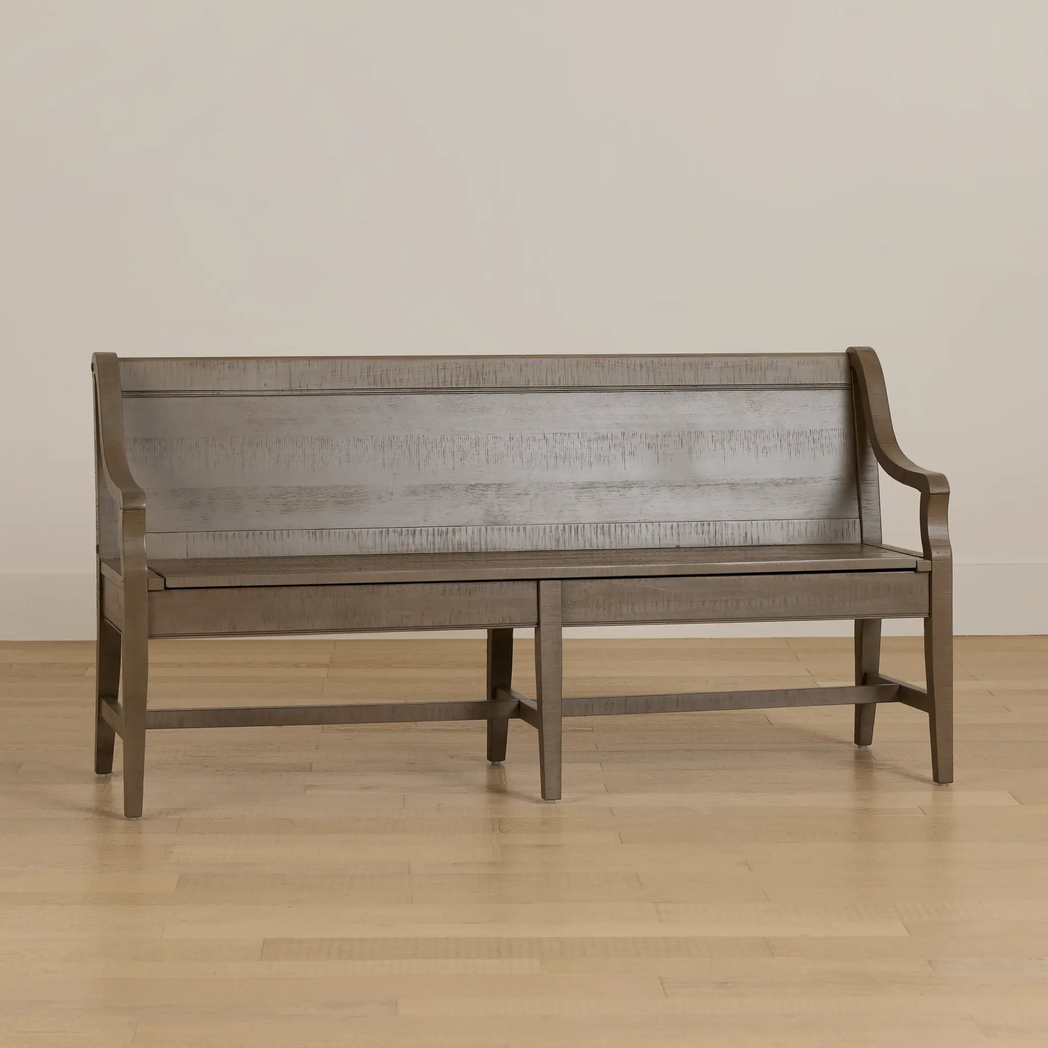 Heron Cove Light Tone Storage Dining Bench Heron Cove Light Tone Storage Dining Bench