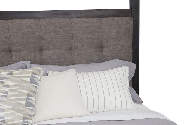 Madden Gray Uph Canopy Bed