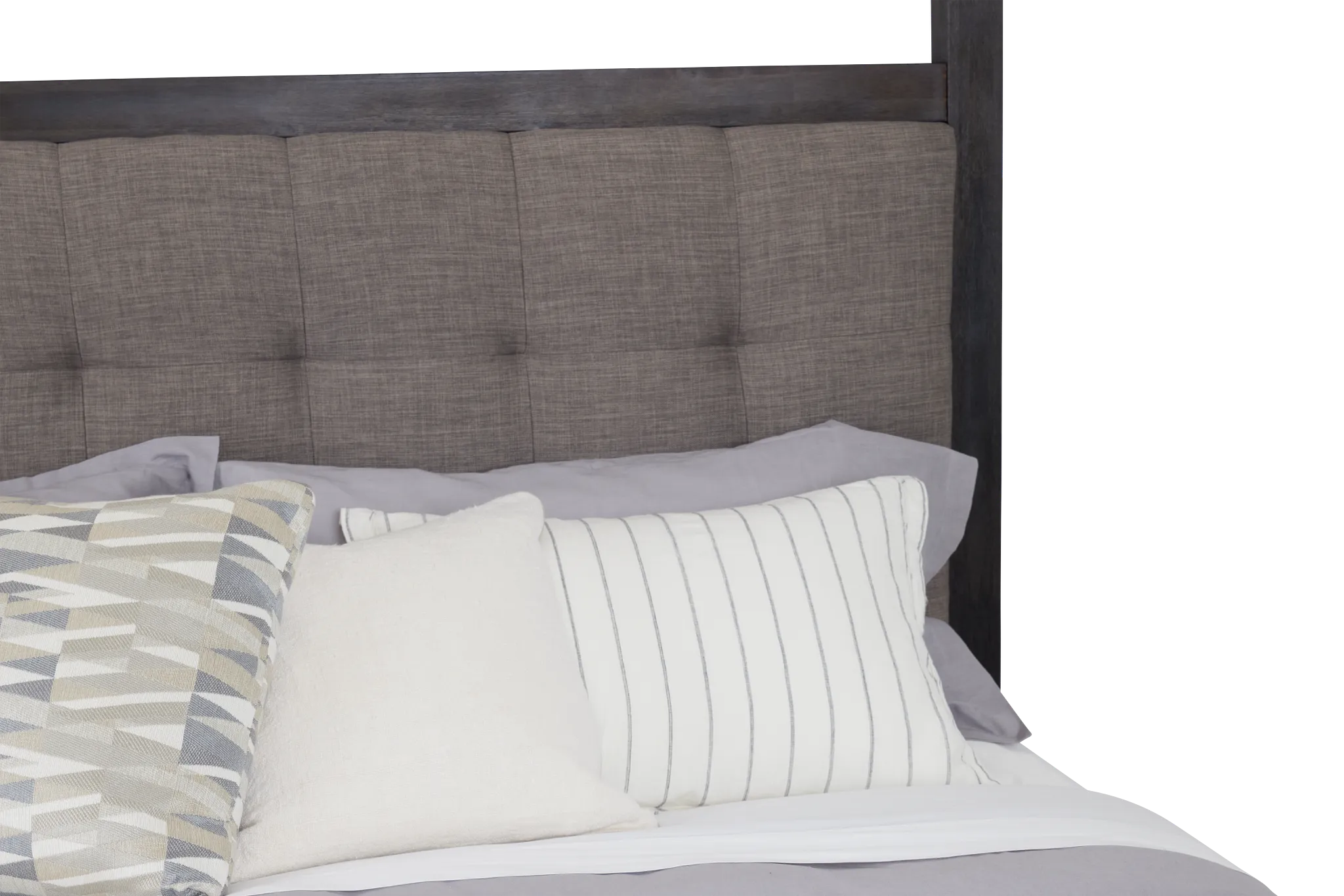 Madden Gray Uph Canopy Bed