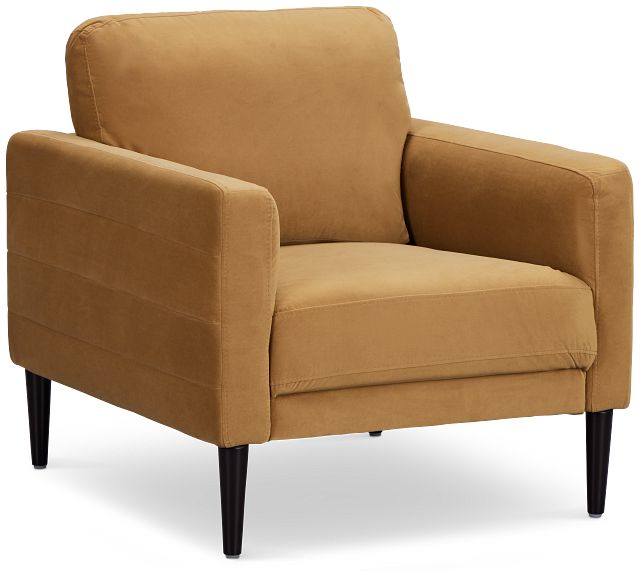 Nala Light Brown Velvet Chair
