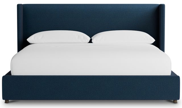 Captiva Elite Navy 48" Upholstered Shelter Bed