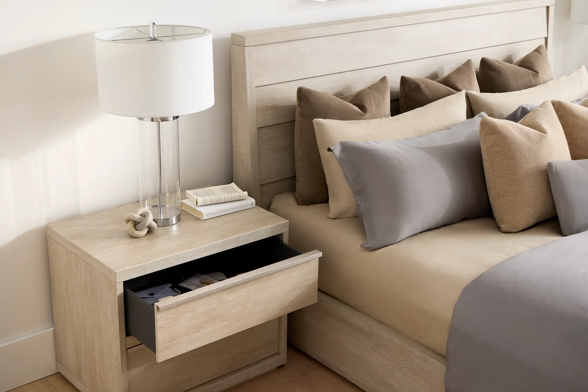 Capraia Light Tone Nightstand Capraia Light Tone Nightstand