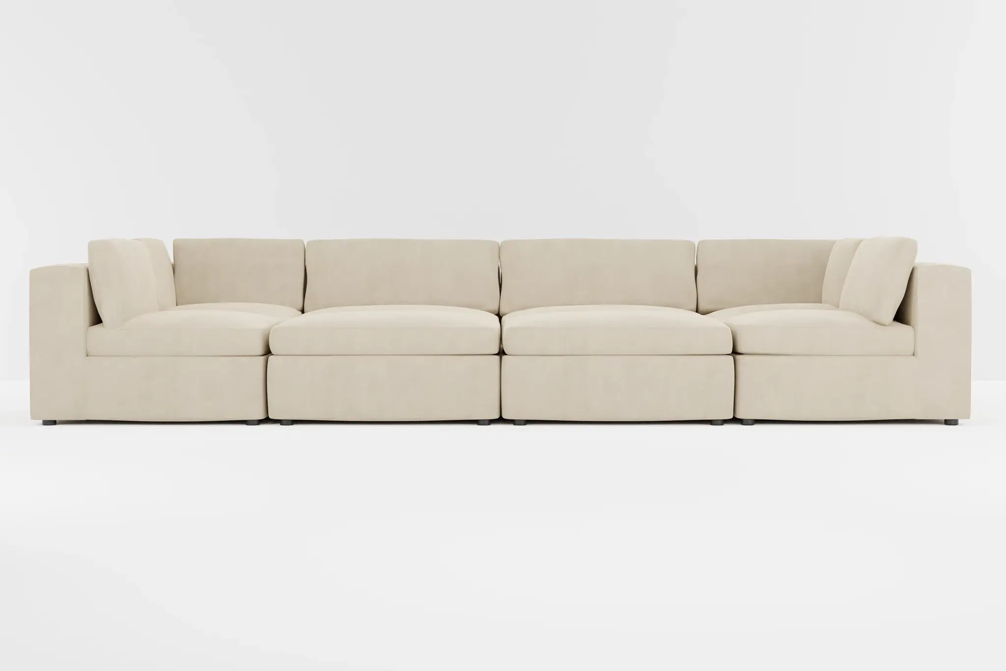 Destin Peyton Beige Fabric 8-piece Pit Sectional Destin Peyton Beige Fabric 8-piece Pit Sectional