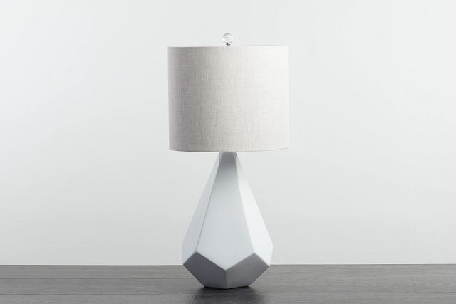 Delaney White Table Lamp (0)