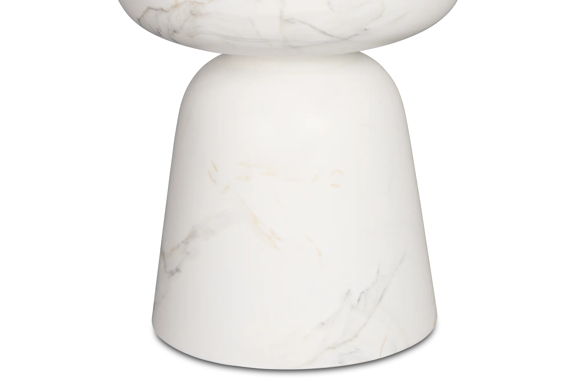 Merrick White Round End Table Merrick White Round End Table