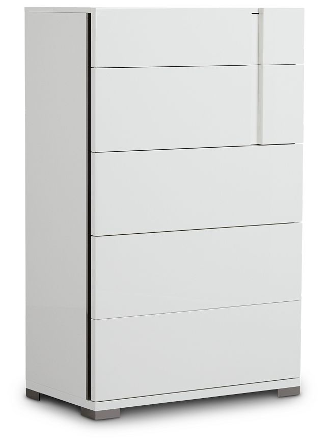 Santino White Drawer Chest