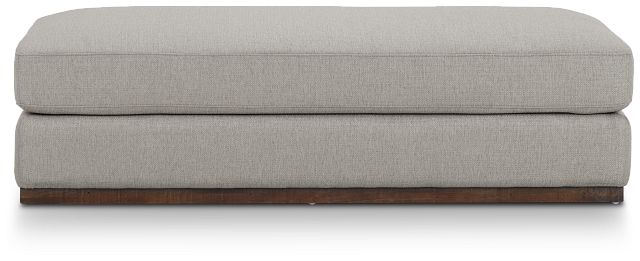 Mckenzie Light Gray Rect Ottoman