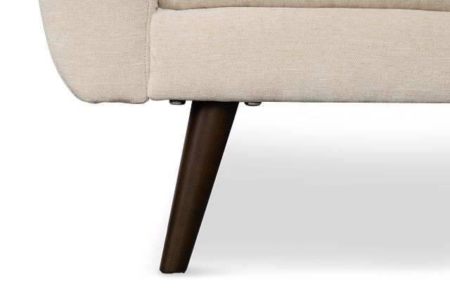 Indie Beige Fabric Loveseat