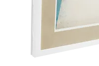 Polar Bear White Framed Wall Art