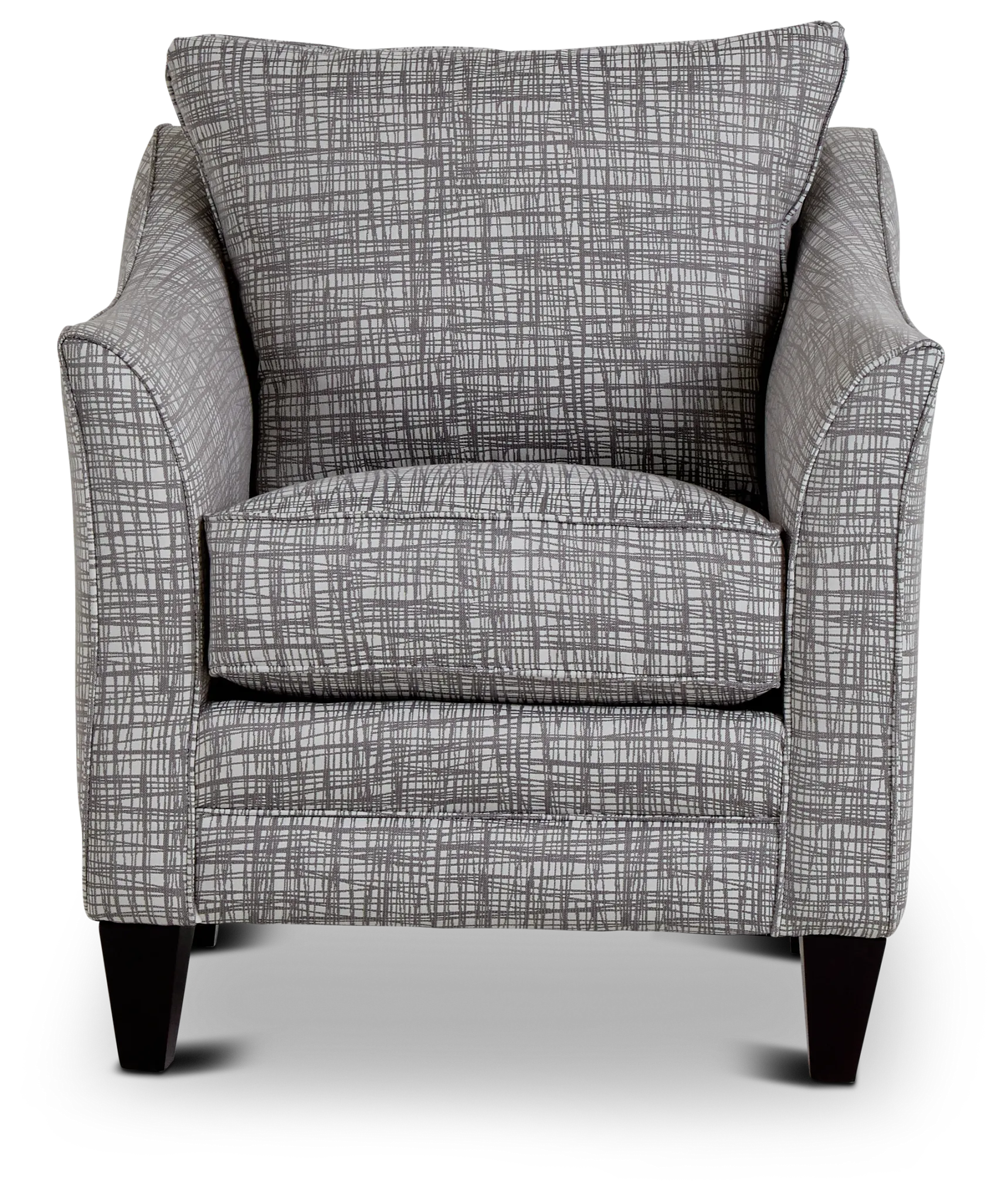 Hugo Gray Fabric Accent Chair