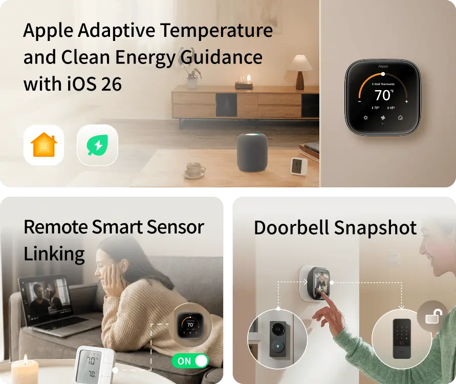 Aqara W200 Theromstat Hub Matte Kit Black Smart Thermostats Aqara W200 Theromstat Hub Matte Kit Black Smart Thermostats