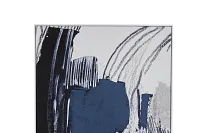 Petra Dark Blue Framed Wall Art