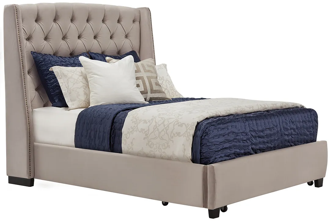 Raven Gray Uph Platform Storage Bed