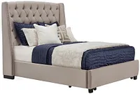 Raven Gray Uph Platform Storage Bed