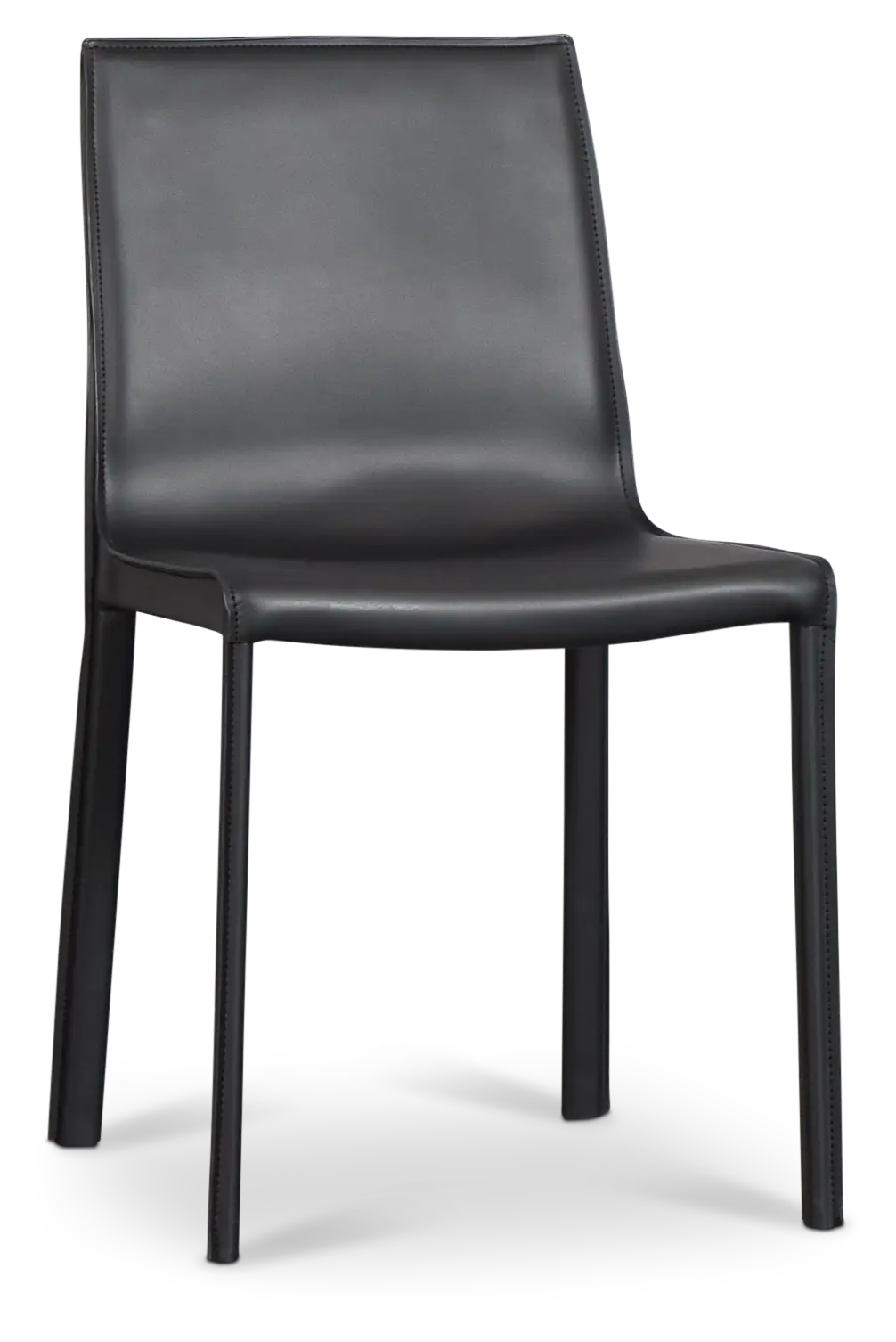 Lagos Black Upholstered Side Chair Lagos Black Upholstered Side Chair