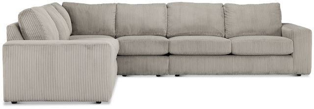 Charlie Gray Fabric Medium Two-arm Sectional
