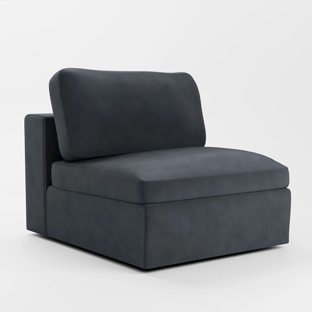 Destin Joya Gray Velvet Swivel Chair