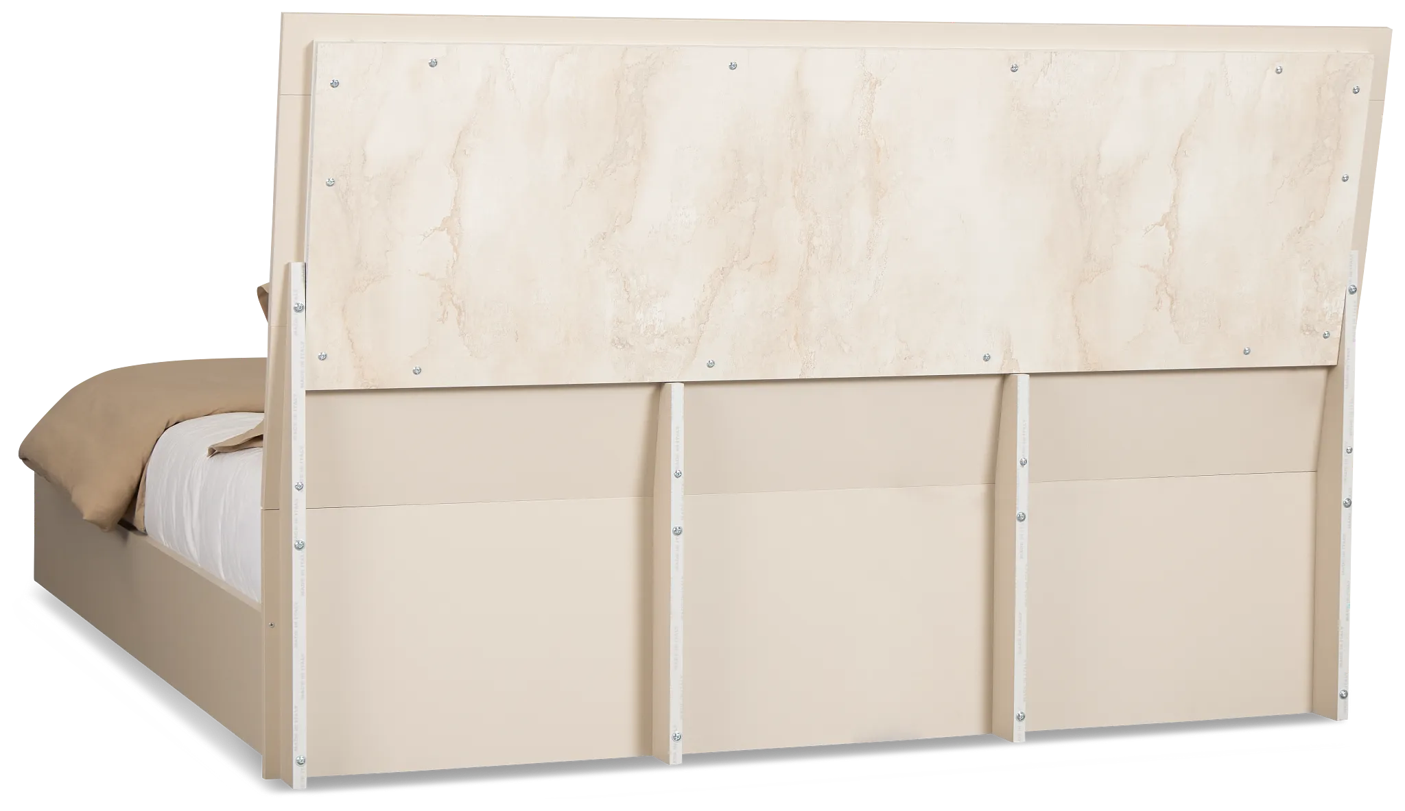 Valencia Light Tone Panel Bed