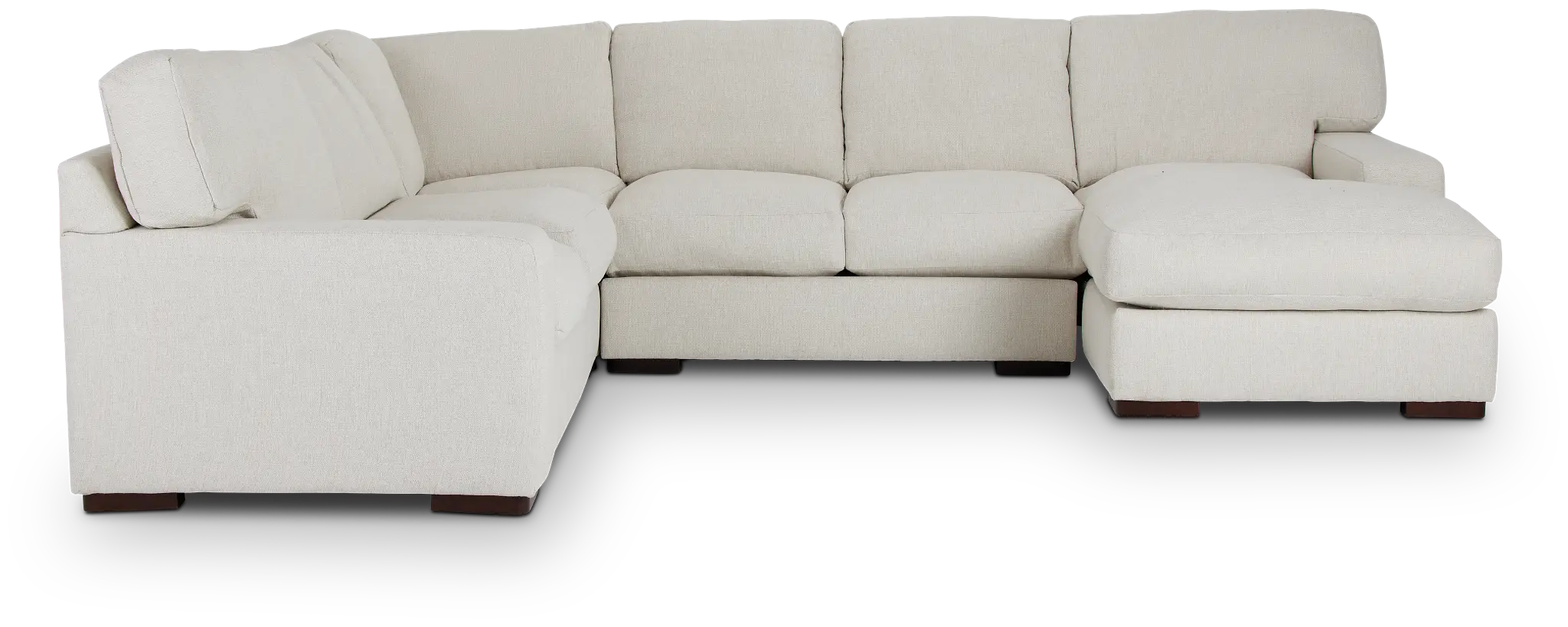 Veronica White Down Medium Right Chaise Sectional Veronica White Down Medium Right Chaise Sectional