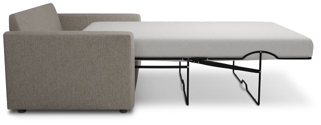 Siesta Elevation Khaki Fabric Memory Foam Sleeper
