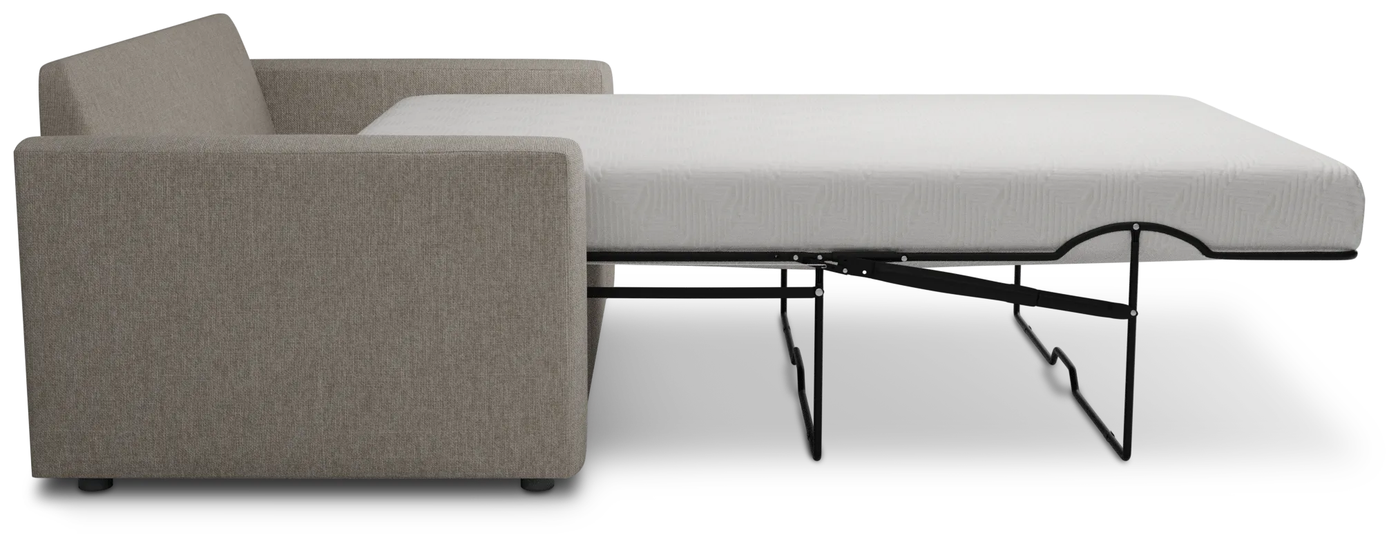 Siesta Elevation Khaki Fabric Memory Foam Sleeper