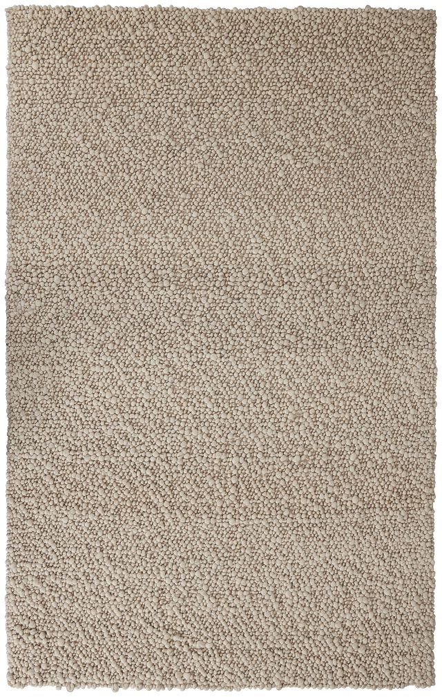 Katavia Beige Wool 8x10 Area Rug