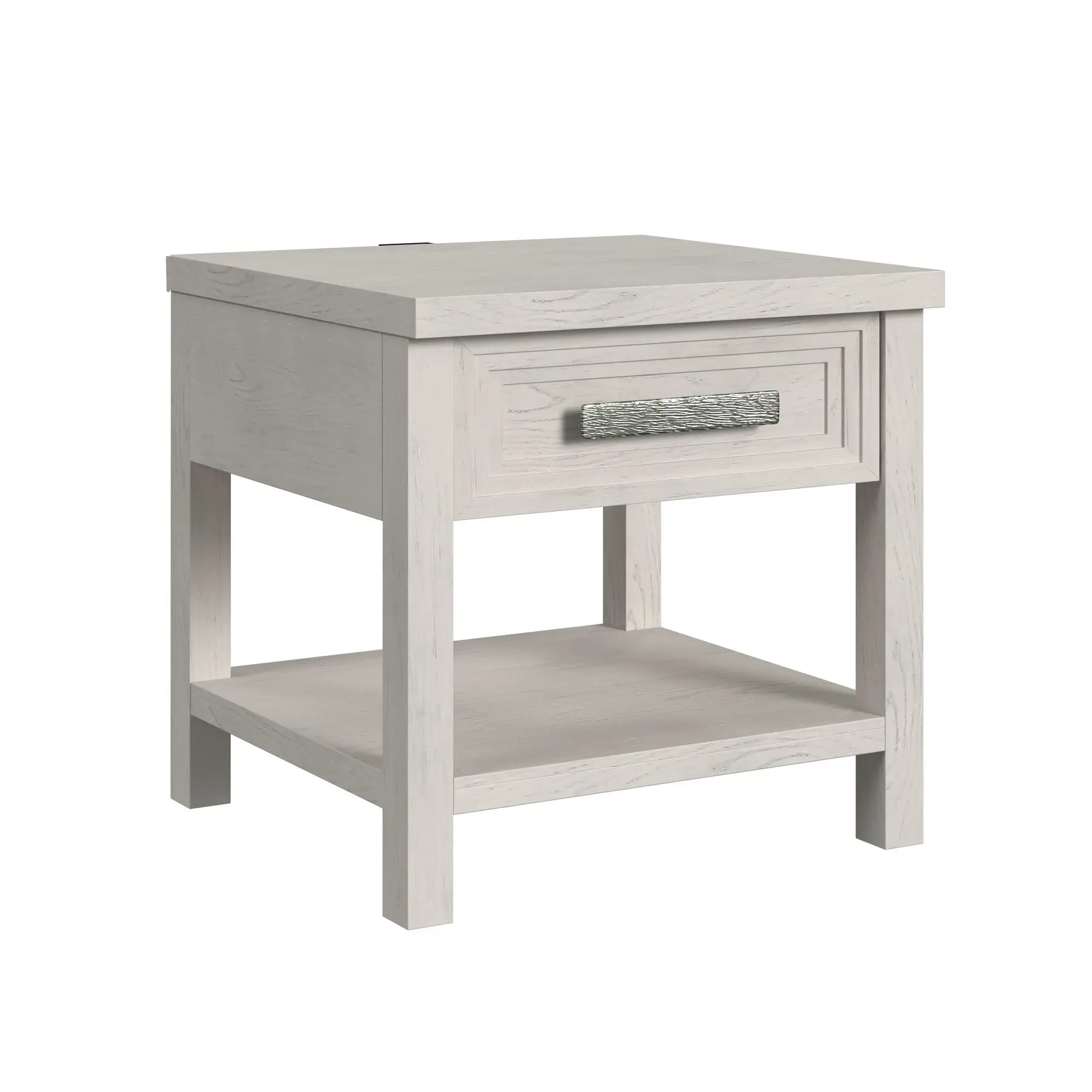 Sansa White Square End Table Sansa White Square End Table