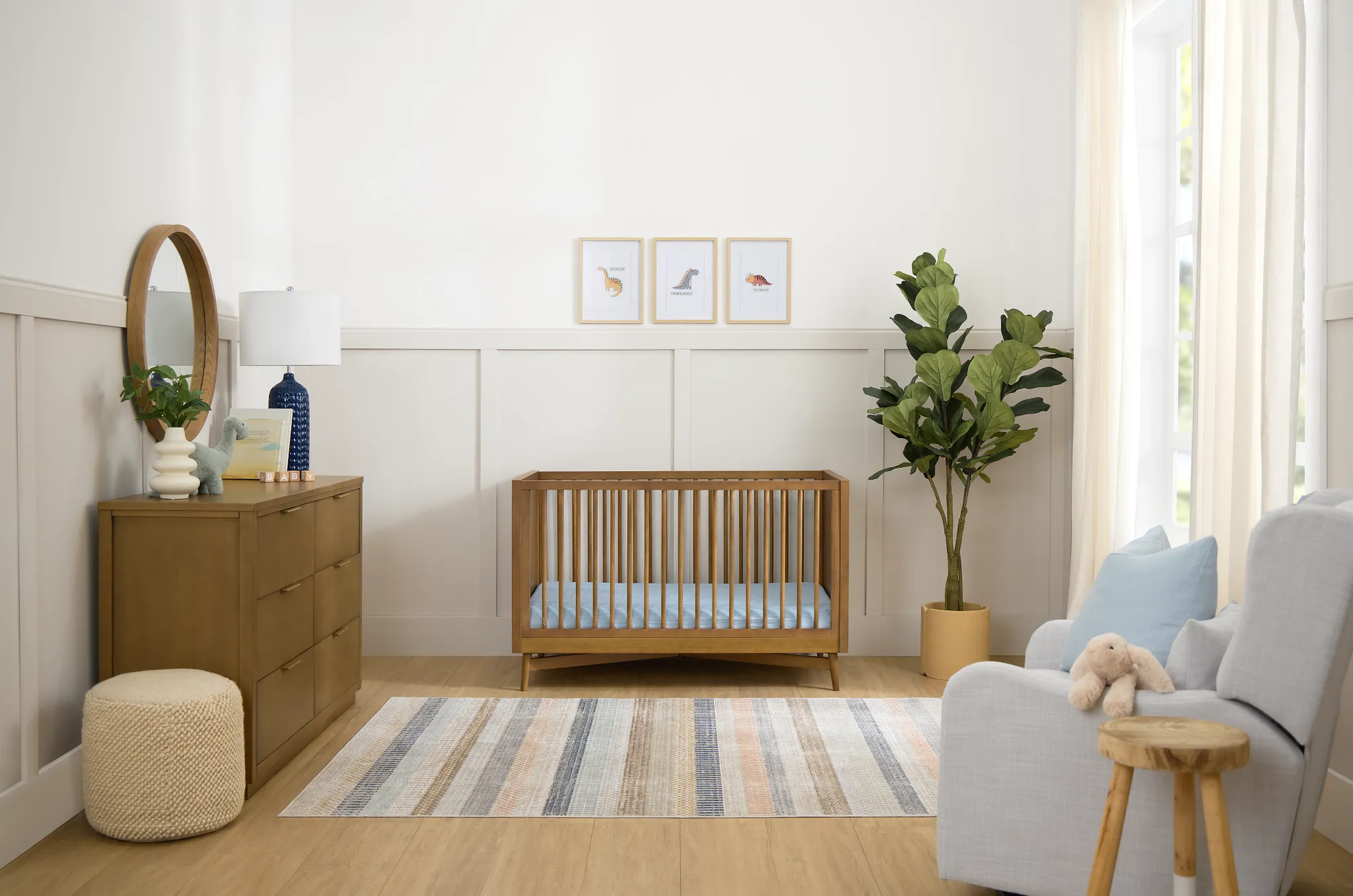 Henry Mid Tone 2-in-1 Crib