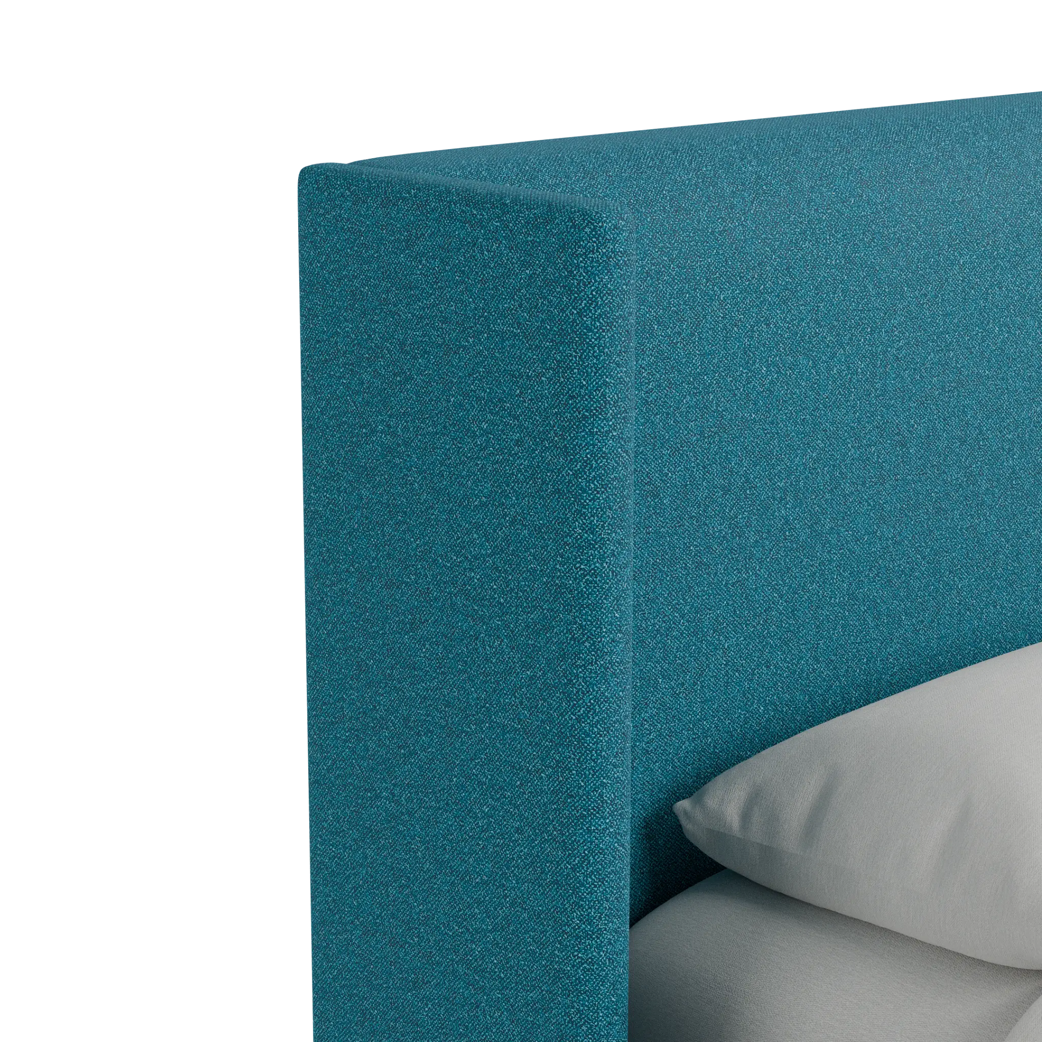 Captiva Elite Teal 48" Upholstered Shelter Bed Captiva Elite Teal 48" Upholstered Shelter Bed