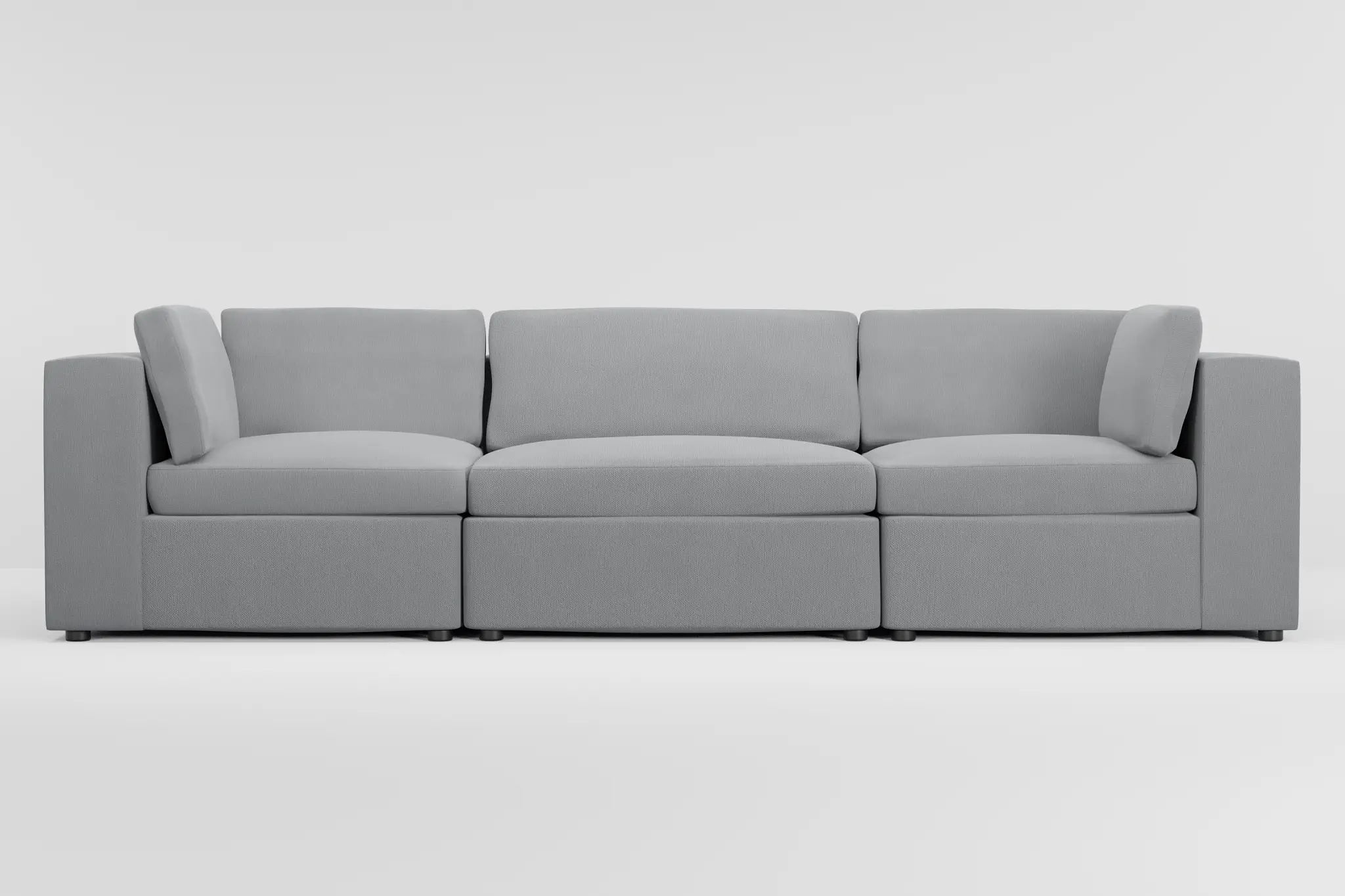 Destin Revenue Gray Fabric 3-piece Modular Sofa Destin Revenue Gray Fabric 3-piece Modular Sofa