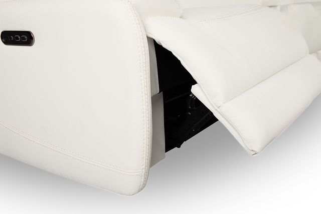 Jett White Micro Medium Triple Power 2-arm Sectional