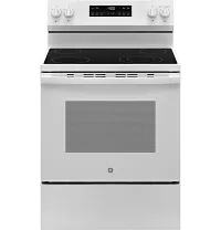 Ge 400 Series White 30" Electric Range