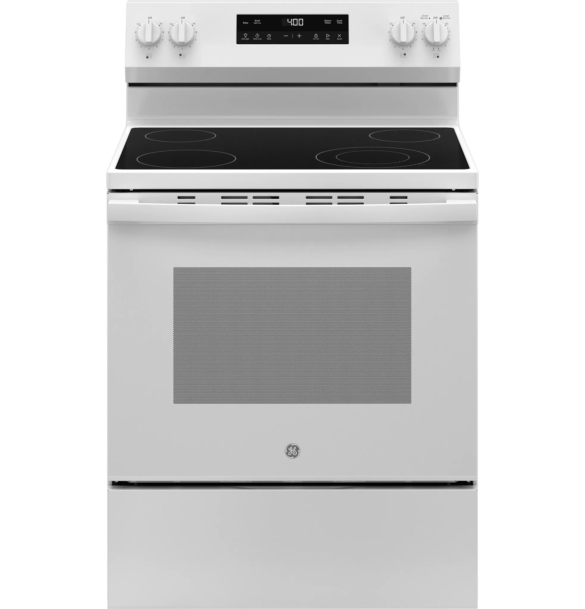 Ge 400 Series White 30" Electric Range